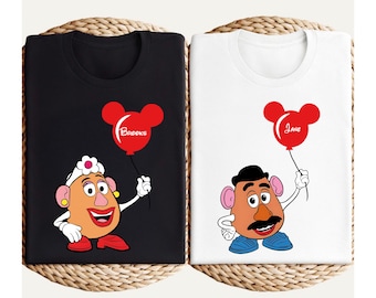 Toy Story Characters Matching Shirt, Sheriff Woody, Slinky Dog, Buzz, Rex, Mr Potato Head, Disney Family Trip Shirt, Disneyland Trip Shirt