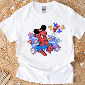 Spiderman Mickey Ears Shirt, Disney Ears Spiderman Shirt, Mickey Ears Balloon Shirt, Spidey And Amazing Friends Shirt, Disneyland Kids Shirt