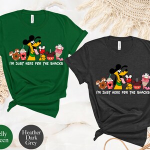 Disney Pluto Shirt, Disney Snacks Shirt, Disney Family Shirt, Mickey Ears Shirt, Disney Trip Shirt, Disneyworld Shirt, Disneyland Shirt image 5