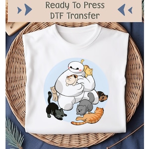Disney Baymax DTF Transfer, Big Hero 6 DTF, Mochi DTF, Hiro Hamada Dtf, Disneyland Baymax Image Transfer, Baymax And Mochi Dtf, Hero Baymax