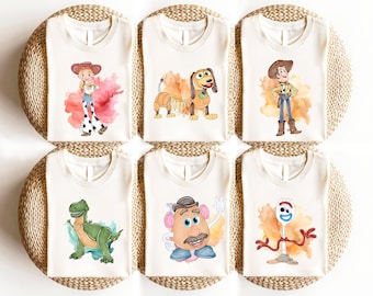 Disney Toy Story Characters Shirt, Sheriff Woody Shirt, Slinky Dog Shirt, Disney Family Matching Shirt, Disneyland Trip Shirt, Jessie, Buzz
