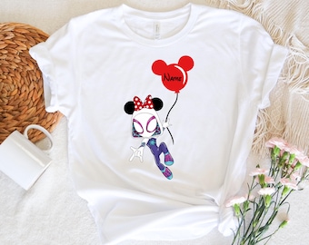 Koszulka Spiderman na zamówienie, Koszulka Ghost Spider, Koszulka Mickey Spiderman, Koszulka Spidey And Amazing Friends, Koszulka Disney Girls Spidey, Koszulka WDW