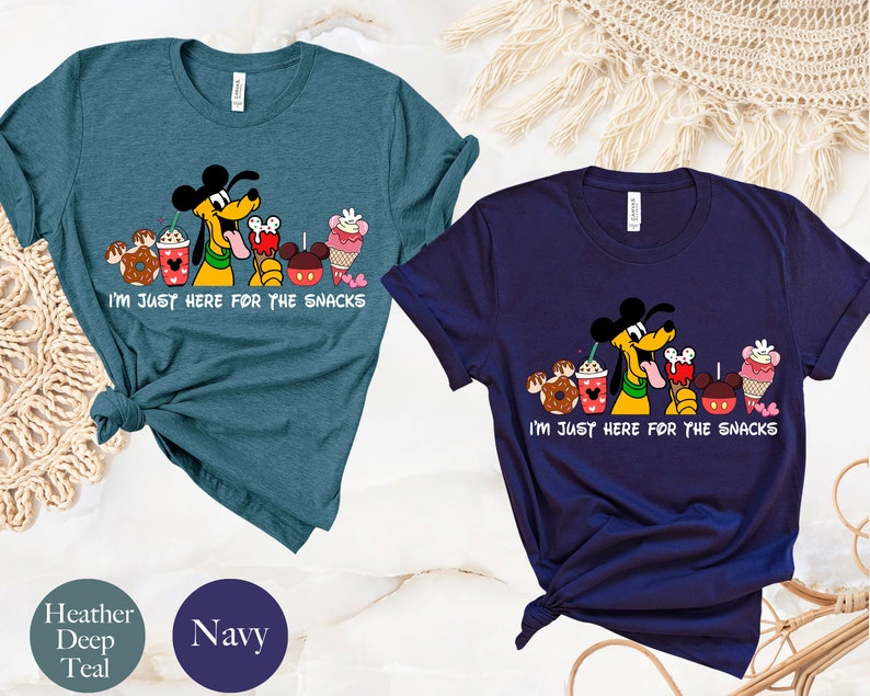 Disney Pluto Shirt, Disney Snacks Shirt, Disney Family Shirt, Mickey Ears Shirt, Disney Trip Shirt, Disneyworld Shirt, Disneyland Shirt image 6