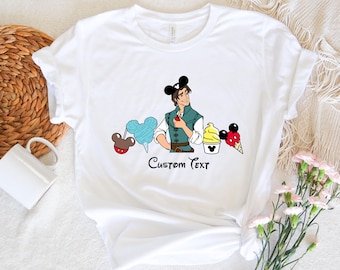 Camisa Flynn Rider, Camisa Rapunzel, Camisa Disney Boy, Camisa Príncipe Disney, Camisa Princesa Personalizada, Camisa Personalizada Disney, Camisa Lanches Disney