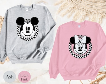 Retro Disney Mickey Sweatshirt, Vintage Mickey Minnie Sweatshirt, Vintage Disney Sweatshirt, Disney Family Sweatshirt, Disney Group Shirts