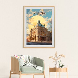 Vienna, Austria Travel Print. Downloadable Home Decor Wall Art for Instant Download. Digital Poster on Etsy.