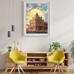 Vienna, Austria Travel Print. Downloadable Home Decor Wall Art for Instant Download. Digital Poster on Etsy.