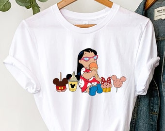Disney Lilo Snacks Shirt, Lilo und Stitch Shirt, Ohana Shirt, Disney Snacks Shirt, Stitch Passendes Shirt, Disney Reise Shirt für Kinder