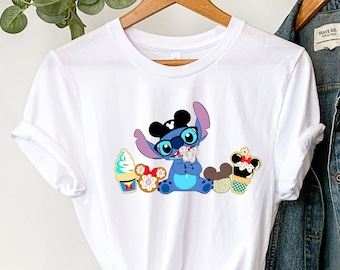 Disney Stitch Snacks Shirt, Lilo und Stitch Shirt, Ohana Shirt, Stitch Mickey Ears Shirt, Kinder Disney Trip Shirt, Disneyworld T-Shirt