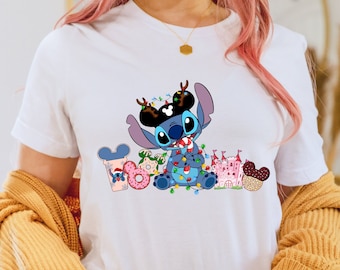 Camiseta de Disney Stitch Snacks, camiseta de Lilo y Stitch, camiseta de Ohana, regalo de cumpleaños de Disney, orejas de Mickey, camiseta de viaje familiar de Disney, camiseta de Disneyworld