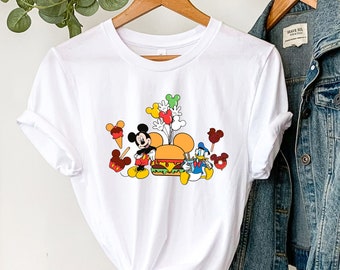 Disney Mickey Snacks Shirt, Funny Disneyworld Kids Shirt, Disneyland Toddler Shirts, Mickey and Donald Duck Tee, Wdw Magical Castle T-Shirt