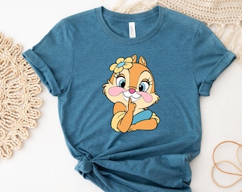 Maglietta di Clarice Chip e Dale: maglietta per la gita in famiglia a Disneyland