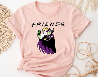 Maglietta Disney Evil Queen, Maglietta Disney Maleficent, Maglietta Disney Villians, Maglietta Ursula, Maglietta Evil Queen e Maleficent, Maglietta Bad Witches Club
