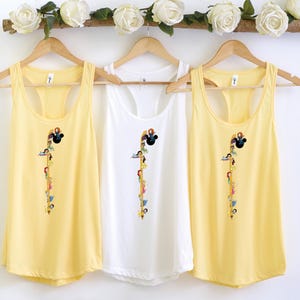 Rapunzel Tank Top, Disney Princess Tank Top, Magical Tank Top, Disneyland Girls Tank Top, Princess Women&#39;s Top, Cute Princess Tank