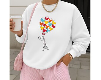 Disneyland Paris Sweatshirt, Eiffel Tower Sweatshirt, Paris Family Vacation Crewneck, Mickey Ears Paris Sweatshirt, Paris Disneyland Hoodie
