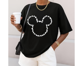 Sketch Mickey Ears Shirt, Simple Disney Shirt, Unisex Disney Shirts, Disney Crew Shirts, Disney Parks Family Shirt, Disney Matching Shirts