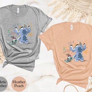 Disney Stitch Scrump Shirt, Cute Stitch Ohana Shirt, Floral Stitch Shirt, Funny Stitch Shirt, Disneyland Stitch Shirt, Disneyworld Kids Tee image 5