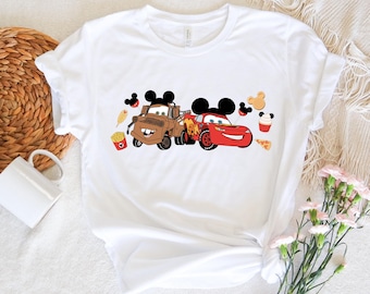 Disney Tow Mater McQueen Shirt, Lightning McQueen Tshirt, Disney Kids Cars Shirt, Disney Snacks Tee, Mickey Ears McQueen Shirt, Wdw Kids Tee