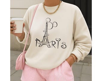Disneyland Paris Mickey Sweatshirt, Paris Family Vacation Crewneck, Eiffel Tower Mickey And Minnie Sweatshirt, Mickey Ears Paris Sweatshirt