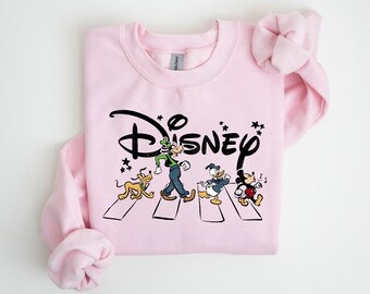 Felpa Disney Mickey And Friends, Felpa Classica Mickey, Felpa Disneyland, Felpa Girocollo Disneyworld Family, Maglione Unisex Disney