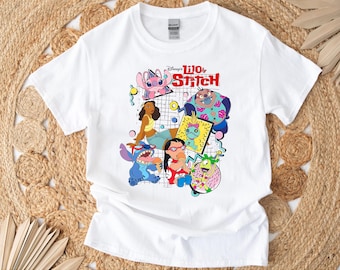 Disney Lilo und Stitch Shirt, Ohana Stitch Shirt, Ohana Shirt, Stitch und Angel Shirt, Disney Sommer Shirt, Disneyland Kids Stitch Shirt