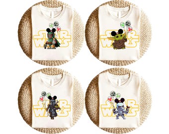Disney Star Wars Shirt, Baby Yoda Shirt, Mickey Ears Star Wars Shirt, Disneyland Family Matching Shirt, Darth Vader, Skywalker, Droids Shirt