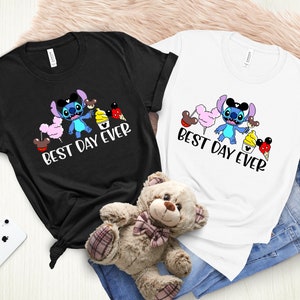 Best Day Ever Shirt, Disney Stitch Snacks Shirt, Lilo and Stitch Shirt, Ohana Shirt, Mickey Ears, Disney Family Trip Shirt, Disneyworld Tee