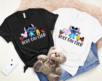 Best Day Ever Shirt, Disney Stitch Snacks Shirt, Lilo and Stitch Shirt, Ohana Shirt, Mickey Ears, Disney Family Trip Shirt, Disneyworld Tee