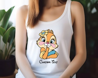 Chip and Dale Clarice Tank Top: Disneyland Disneyworld Girls Shirt