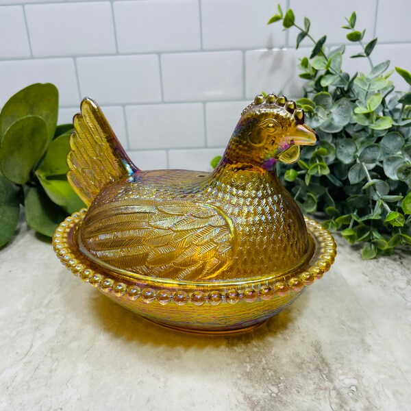 Chicken Candy Dish Etsy