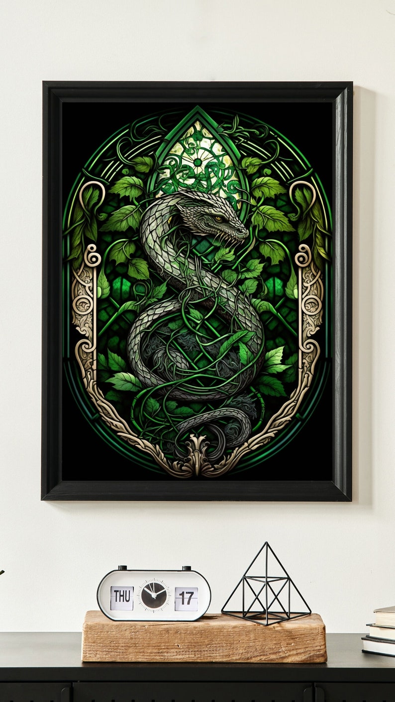 Frameable Posters Hogwarts Houses - Etsy