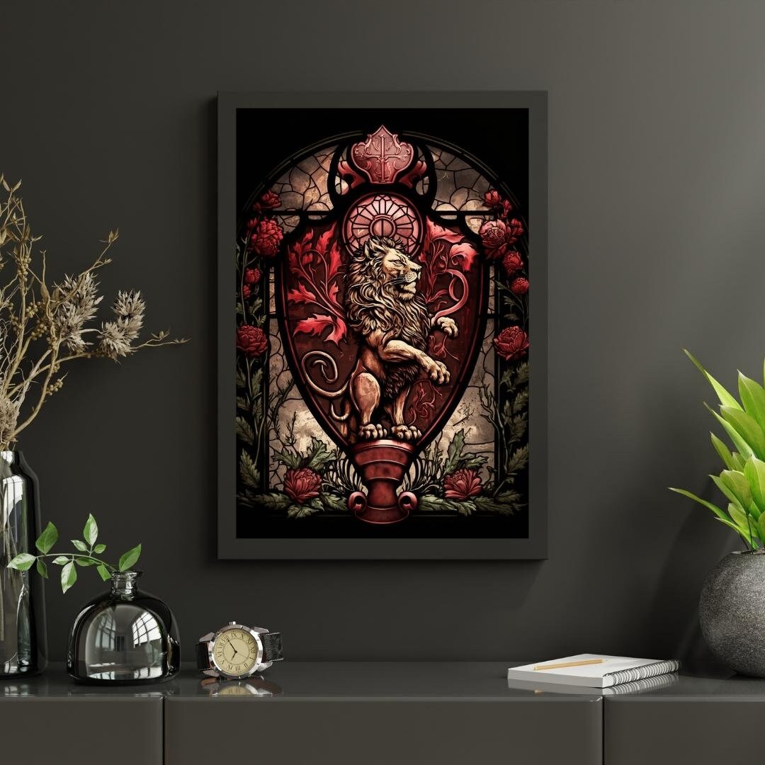 Frameable Posters Hogwarts Houses - Etsy