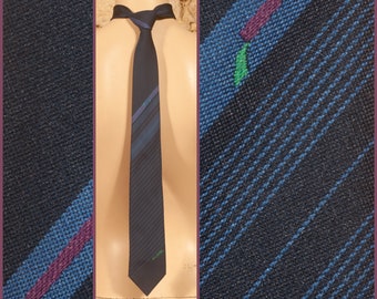 Cravate étroite / cravate « Alain Laurence - Paris » vintage des années 60 - L 55" - L 2 1/2"