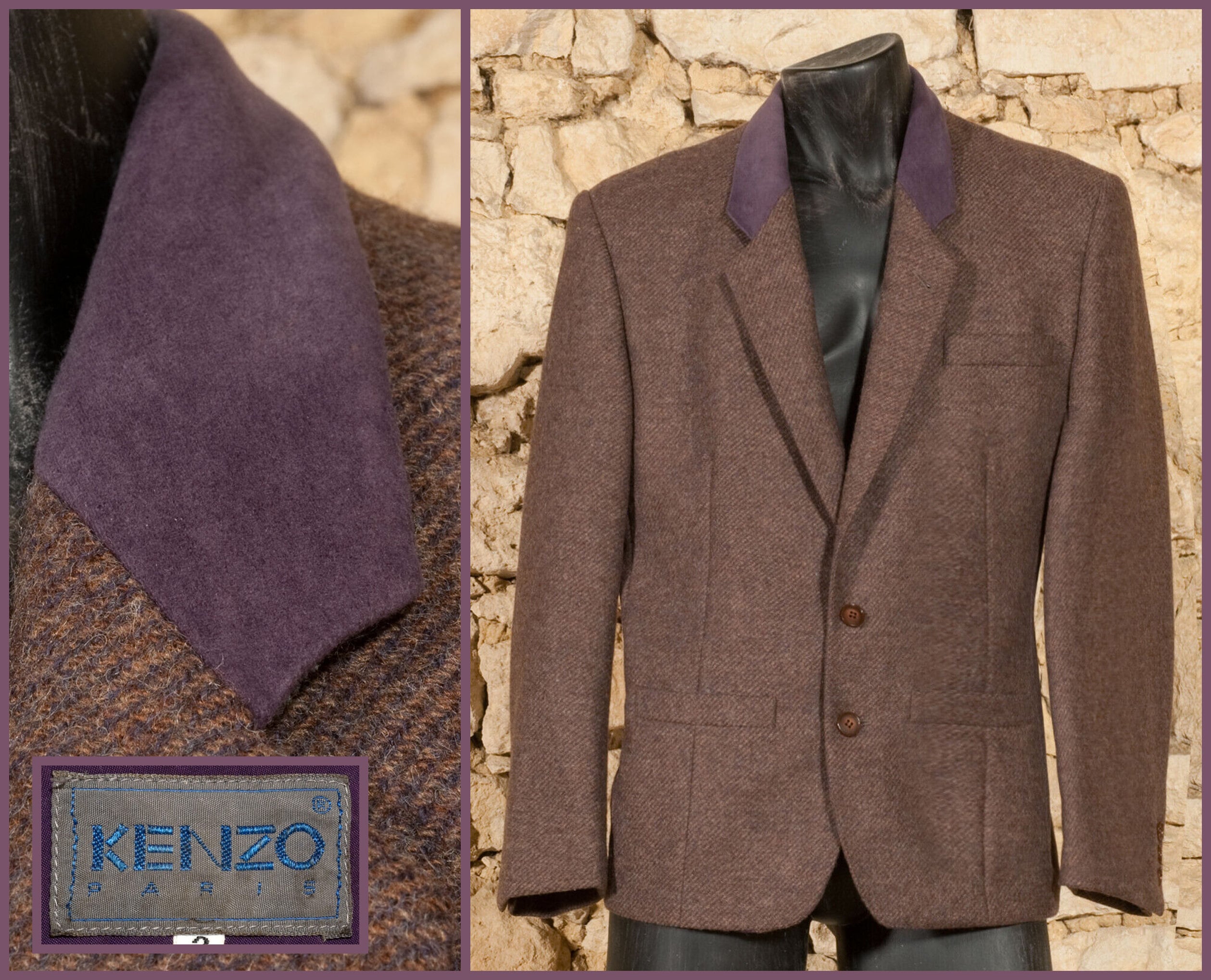 80s Kenzo Homme - Etsy
