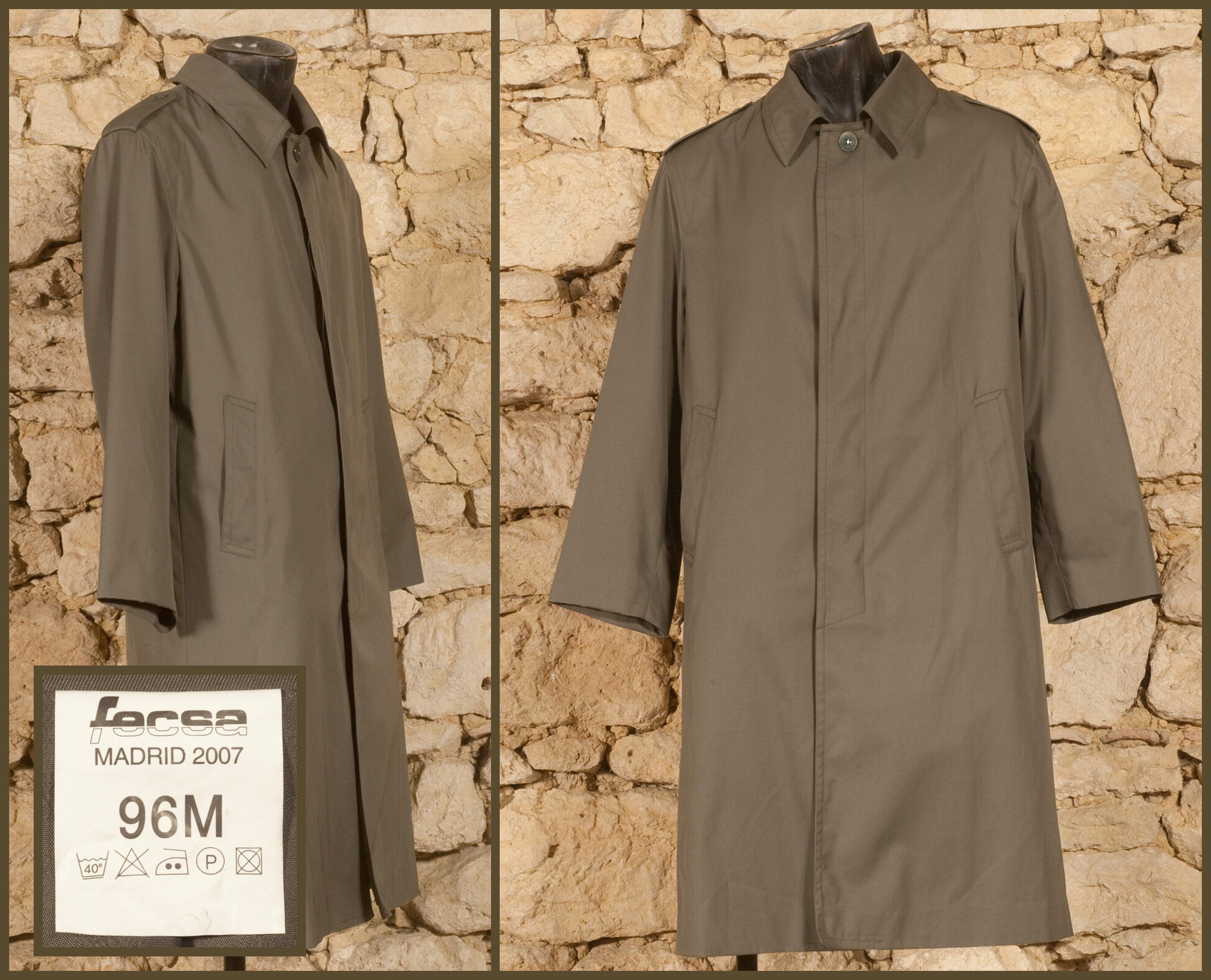 French Military Surplus Raincoat (size UK/US 44 - EU 54 French Military Surplus Raincoat (size UK/US 44 - EU 54