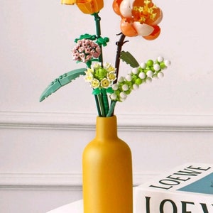 Flower building blocks bouquet, DIY project