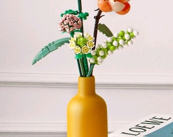 Flower building blocks bouquet, DIY project