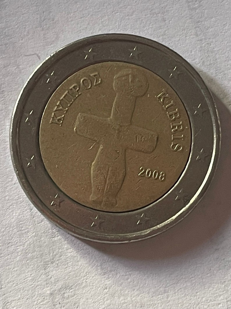 Seltene Zypern 2 Euro Münze 2008 Etsy.de