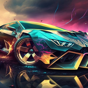 Artificial Intelligence generated car
