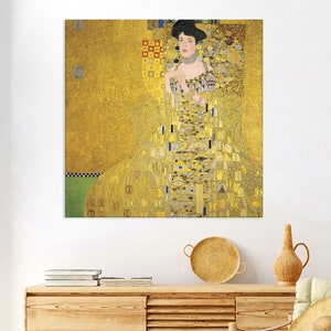 Gustav Klimt Canvas Wall Art, Reproductions Print, Living Room Decor, Gustav Klimt Print on Canvas, Extra Large Wall Art