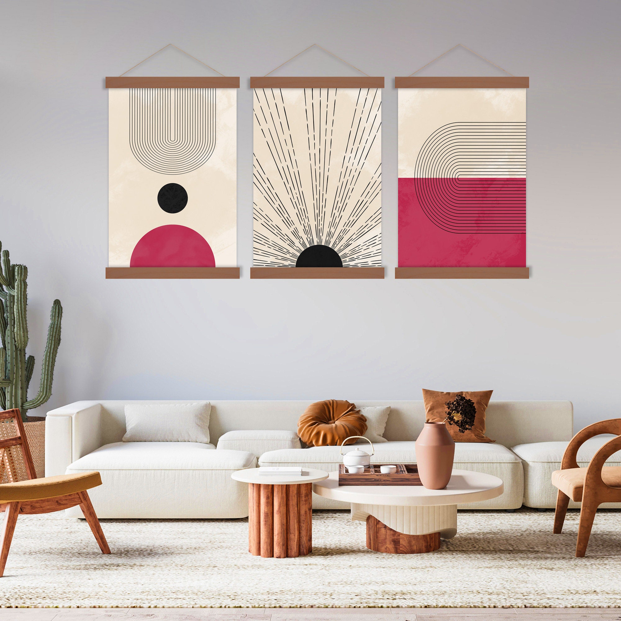 QROZIAR Groovy Girl Power Wanddekoration — Feministisches Banner Für Zimmer & Kinderzimmer
