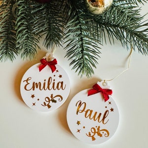Geschenkanhänger aus Resin | Platzhalter | Tischkarten | Weihnachtsanhänger
