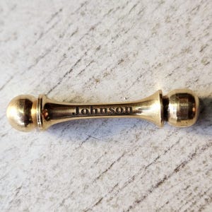 KNUCKLEBONE • OGフィンガーフィジェット • ソリッドブラス • 高光沢仕上げ 精密玩具 / 1注文につき1個 精密バランス