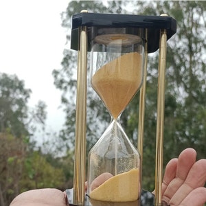 Engraved Sand Timer | Personalised Sand Timer  | Fillable Hourglass | Best gift for him/ her | Unity sand timer | Anniversery Gift