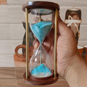 Engraved hourglass unity hourglass Wooden Sand Timer- Bulk discount available best Gift For Him /Her, Personalized wooden sand timer