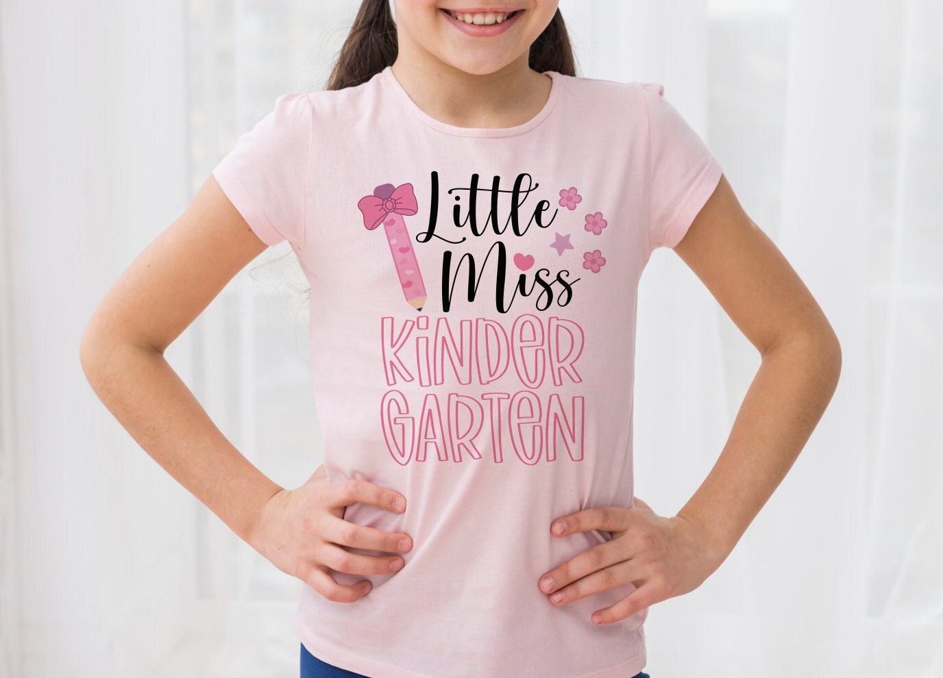 Kindergarten Shirt Svg Little Miss Kindergarten Svg Back to - Etsy