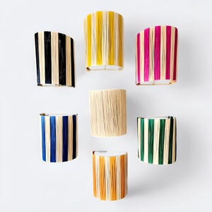 Natural Raffia Wall Sconce – Handmade Woven Wall Light – Boho & Rustic Ambient Lighting for Bedroom, Hallway, Bathroom and Living Room,foyer