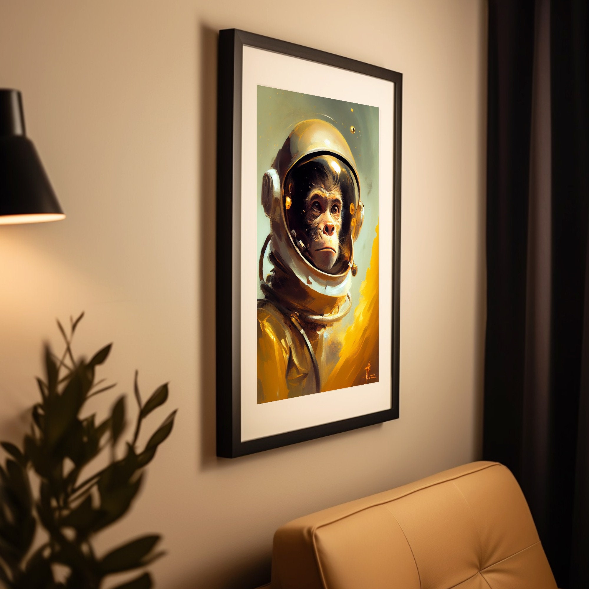 Monkey Goes to Heaven Downloadable Digital Poster Etsy