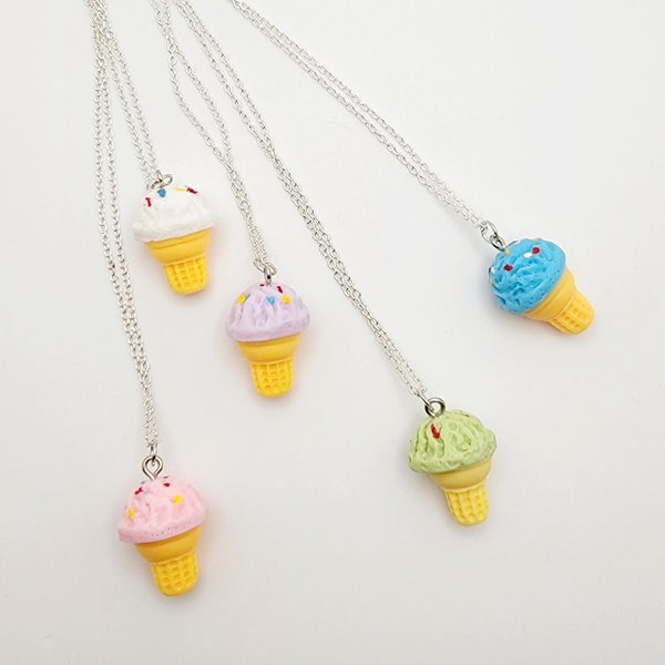 Ice Cream Cone Necklace