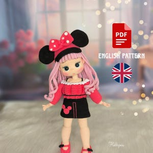 Crochet Doll Pattern, Amigurumi Doll, Amigurumi Doll Pattern, PDF in English